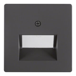Berker Élément central anthracite mat pour prise UAE 2 pôles 14096086