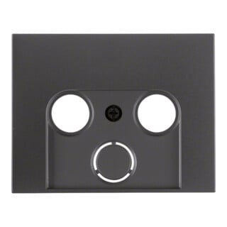 Berker Élément central anthracite/mat prise antenne 2/3 trous 12017016