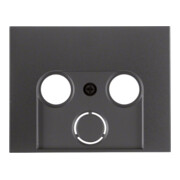 Berker Élément central anthracite/mat prise antenne 2/3 trous 12017016-1