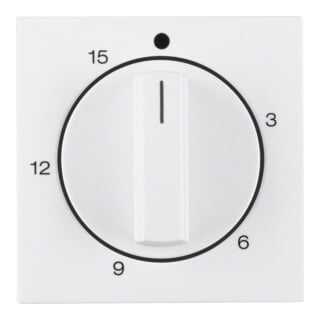Berker Élément central blanc avec bouton de réglage 16328989