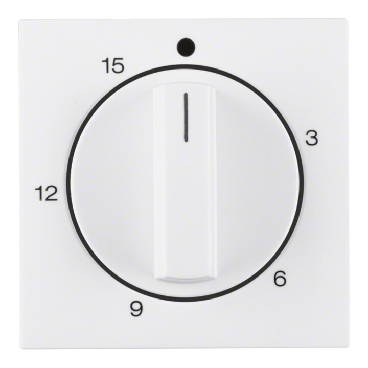 Berker Élément central blanc avec bouton de réglage 16328989