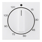 Berker Élément central blanc avec bouton de réglage 16338989-1
