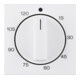 Berker Élément central blanc avec bouton de réglage 16338989