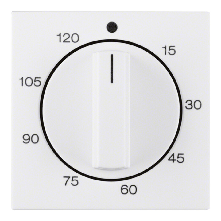 Berker Élément central blanc avec bouton de réglage 16338989