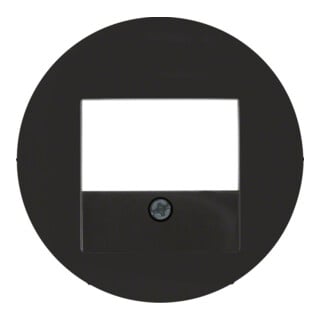 Berker Élément central noir/gris avec découpe TAE 10382045