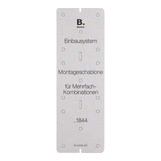 Berker Gabarit de montage EB 91844