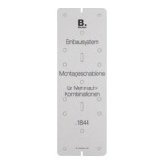 Berker Gabarit de montage EB 91844-1