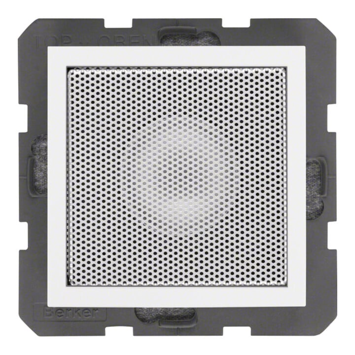 Berker Haut-parleur blanc polaire brillant 28828989