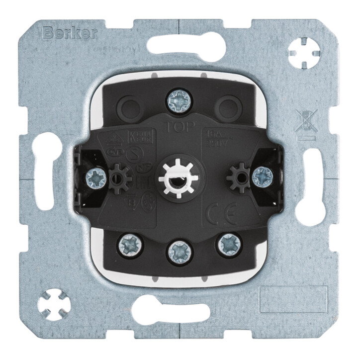Berker Interrupteur 3 positions régulation CVC 386113