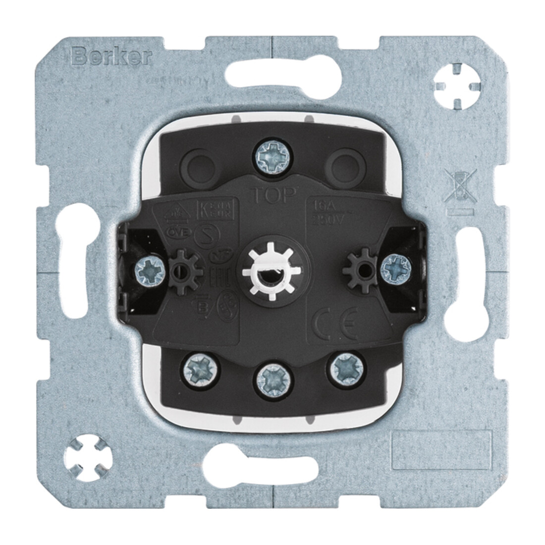 Berker Interrupteur 3 positions régulation CVC 386113
