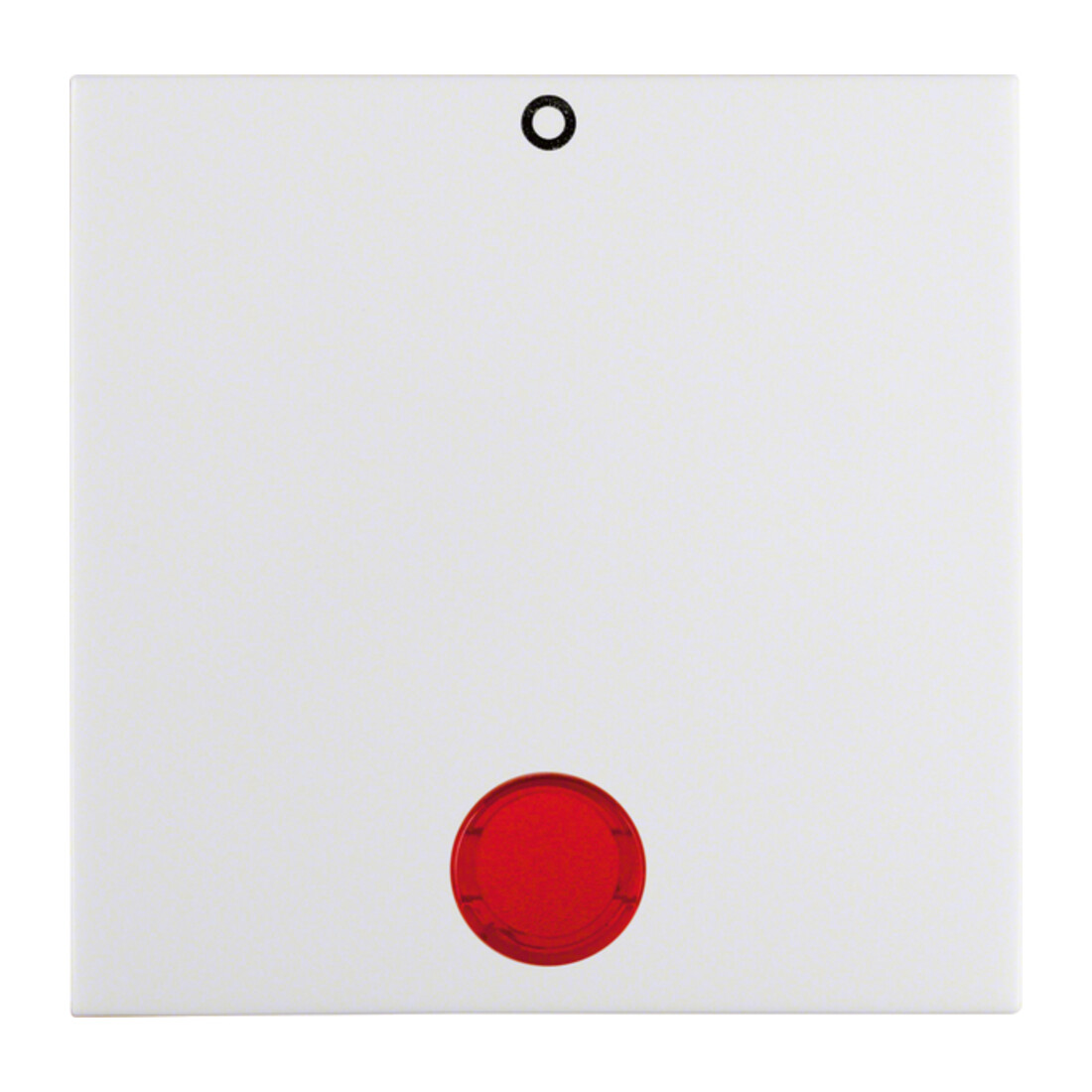 Berker Interrupteur à bascule pws/gl avec lentille rouge 16248989