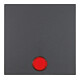 Berker Interrupteur basculant anthracite mat avec 5 lentilles fournies 16211606