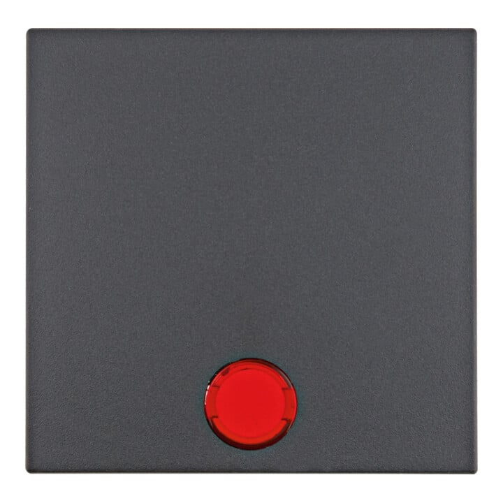 Berker Interrupteur basculant anthracite mat avec 5 lentilles fournies 16211606
