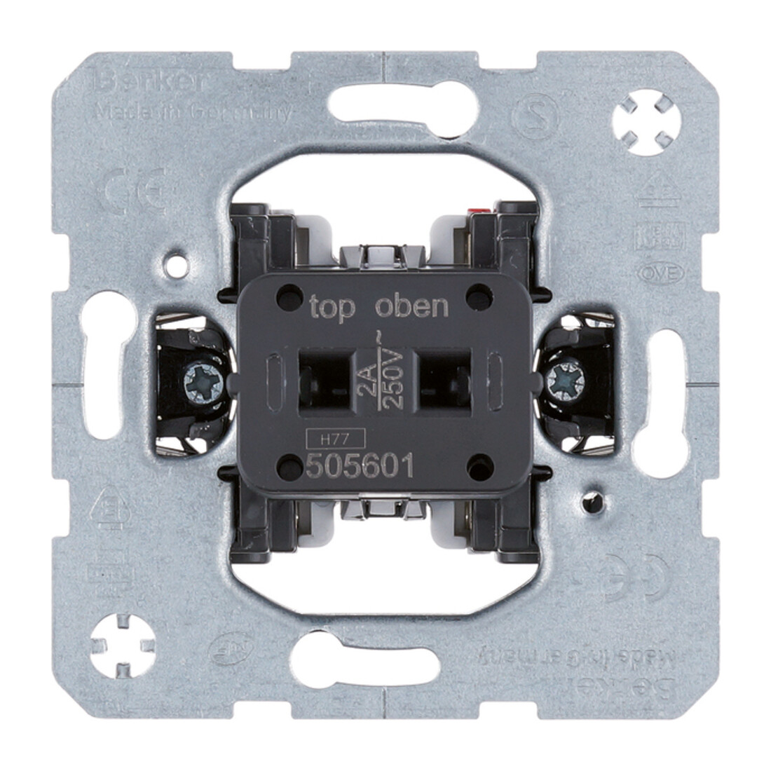 Berker Interrupteur-poussoir inverseur 505601