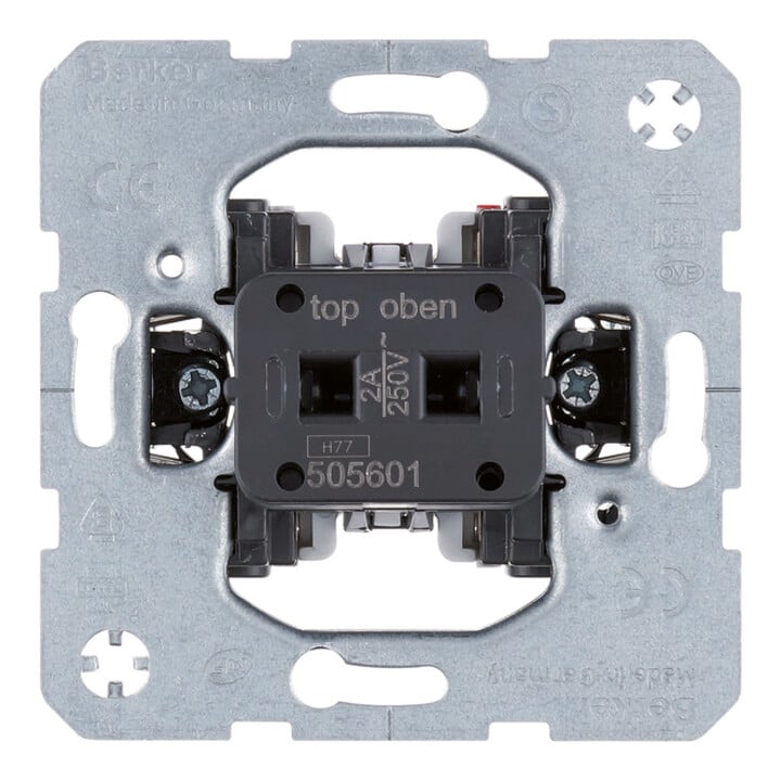 Berker Interrupteur-poussoir inverseur 505601