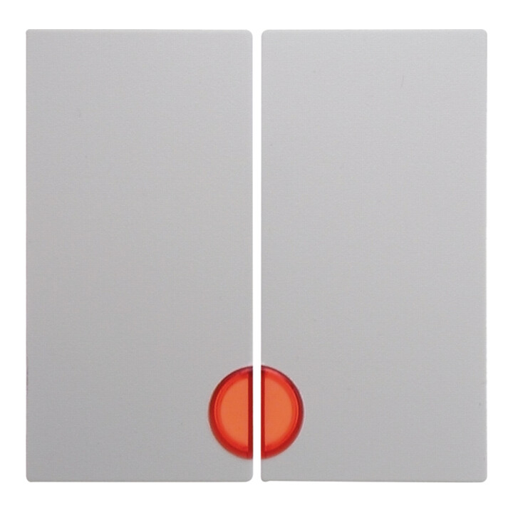 Berker Interrupteur-poussoir pws avec lentille rouge 16271909