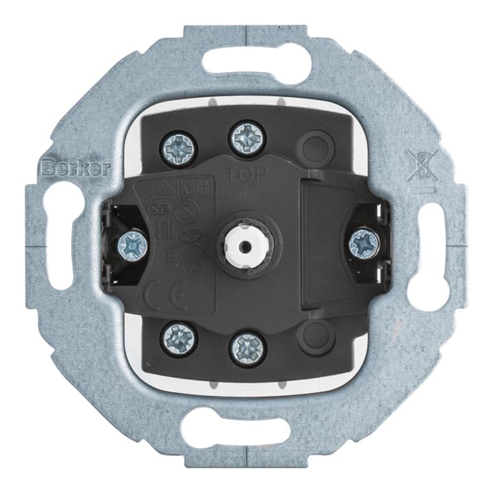Berker Interrupteur rotatif, arrêt/changement S1930/verre/R.class. 387603