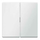 Berker Interrupteurs basculants polarweiss, velours 16236089