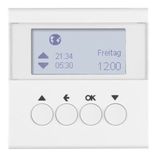 Berker Jalousie-Schaltuhr polarweiß glänzend 85741189