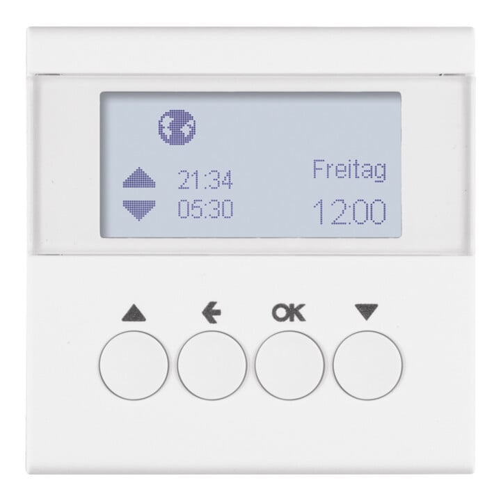 Berker Jalousie-Schaltuhr polarweiß matt 85741188