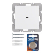 Berker KNX-Funk Wandsender 1fach polarweiß glänzend 85655289-1