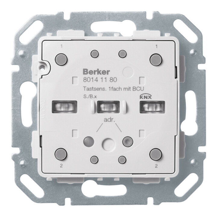 Berker Module capteur tactile 1f. avec BCU KNX 80141180
