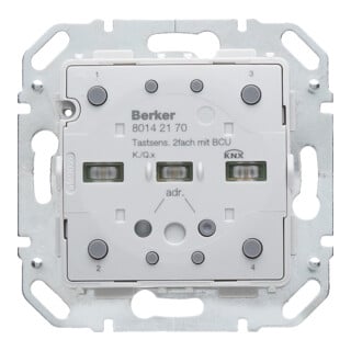 Berker Module capteur tactile 2f. avec BCU KNX 80142170