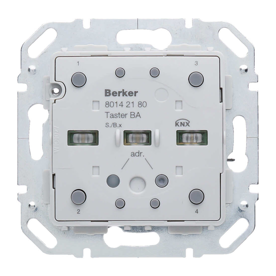 Berker Module capteur tactile 2x avec BCU KNX 80142180