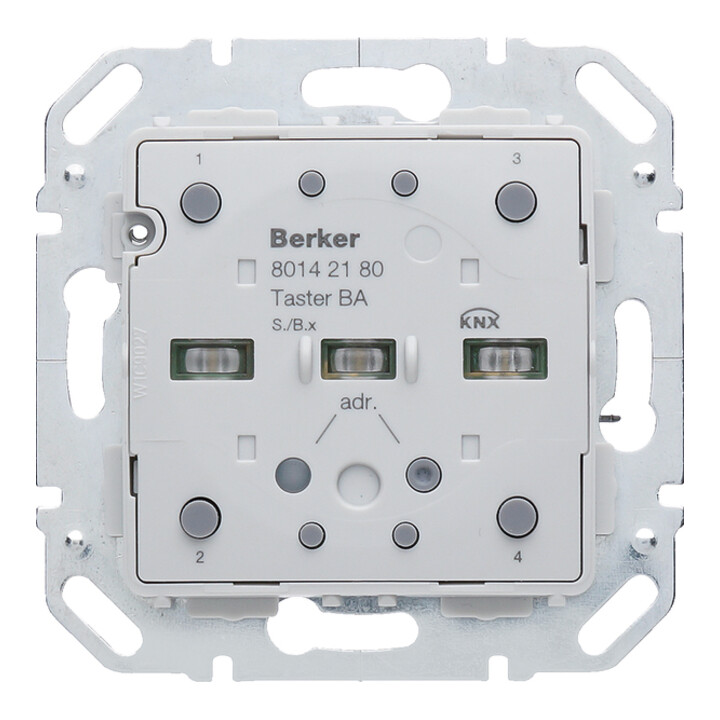 Berker Module capteur tactile 2x avec BCU KNX 80142180