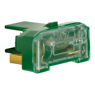 Berker Module d’ampoule avec borne N, vert 167601
