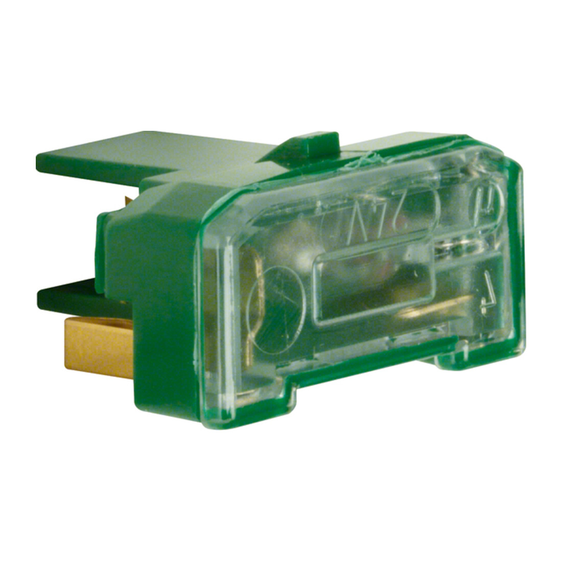 Berker Module d’ampoule avec borne N, vert 167601
