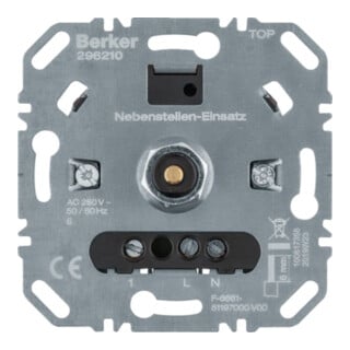 berker Module secondaire Variateur rotatif universel Confort Softstart 296210