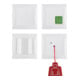 Berker Notruf-Set kompl. pws/gl S.1/B.3/B.7 Glas 52008989