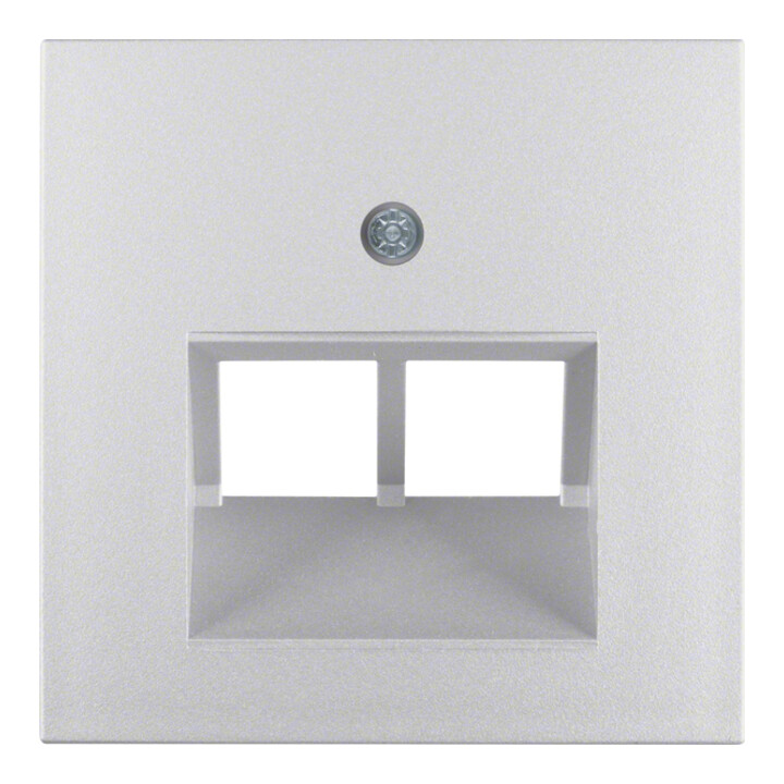 Berker Pièce centrale alu avec pour UAE/E-DAT ISDN 14091404