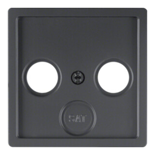 Berker Pièce centrale anthracite/sable pour prise antenne 12036086