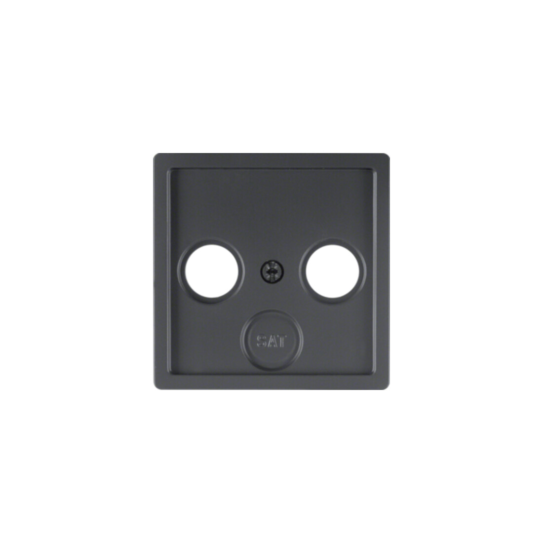 Berker Pièce centrale anthracite/sable pour prise antenne 12036086