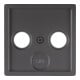 Berker Pièce centrale anthracite/sable pour prise antenne 12036086