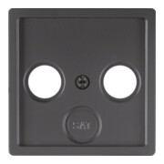 Berker Pièce centrale anthracite/sable pour prise antenne 12036086-3