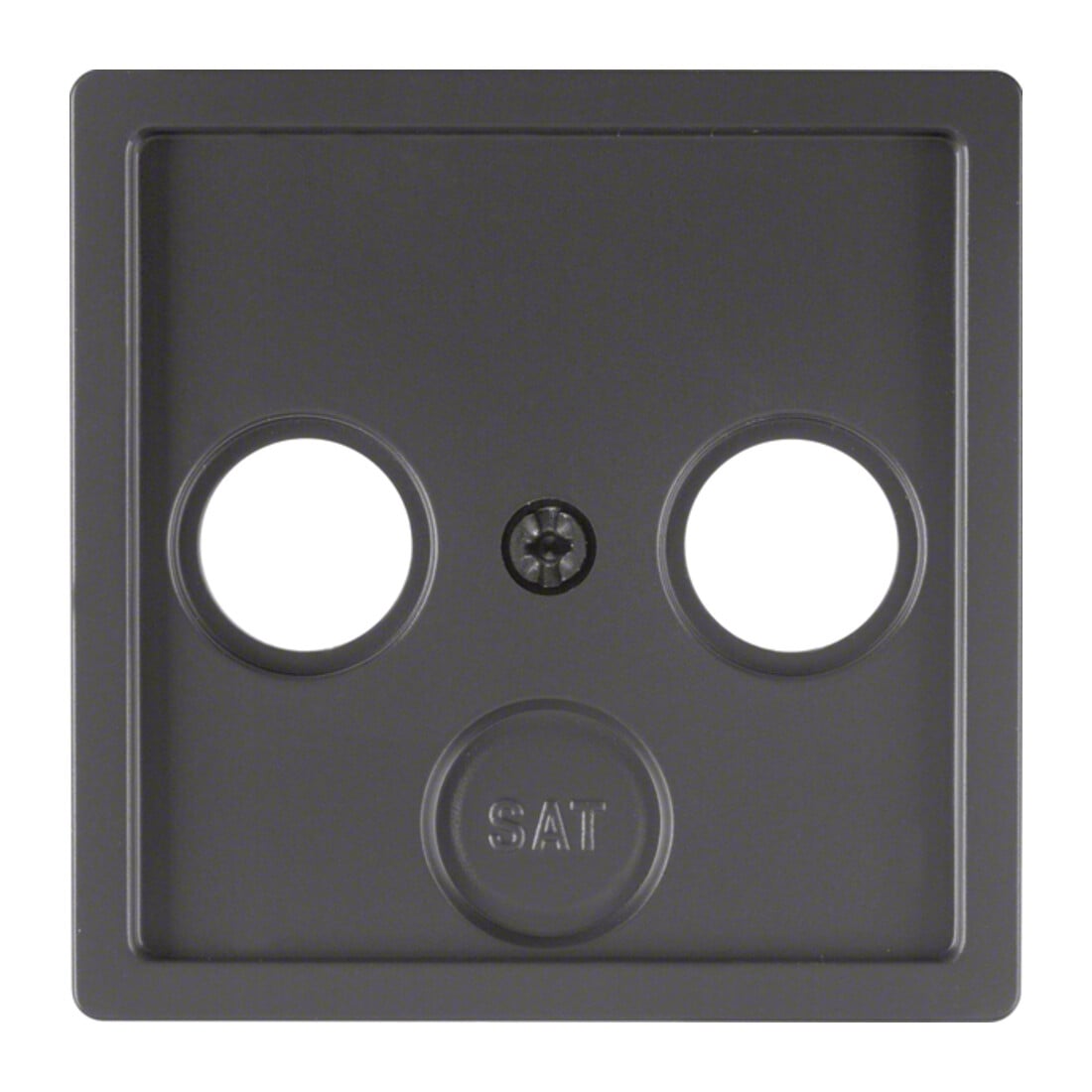 Berker Pièce centrale anthracite/sable pour prise antenne 12036086