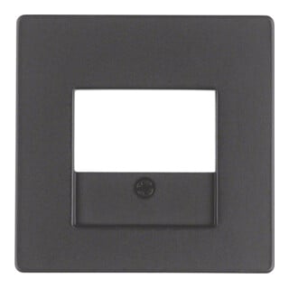 Berker Pièce centrale anthracite/satinée avec découpe TAE 10336086