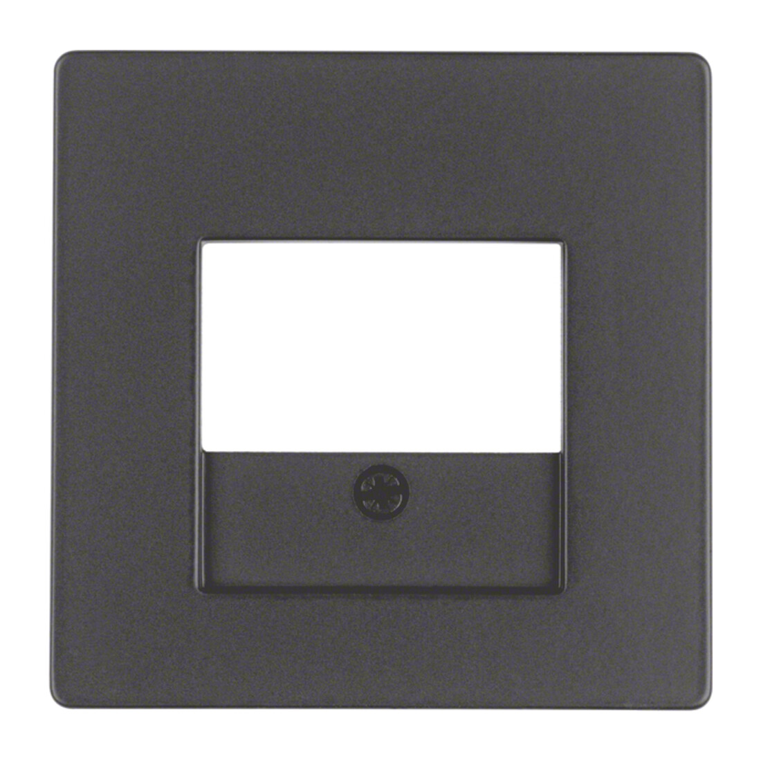 Berker Pièce centrale anthracite/satinée avec découpe TAE 10336086