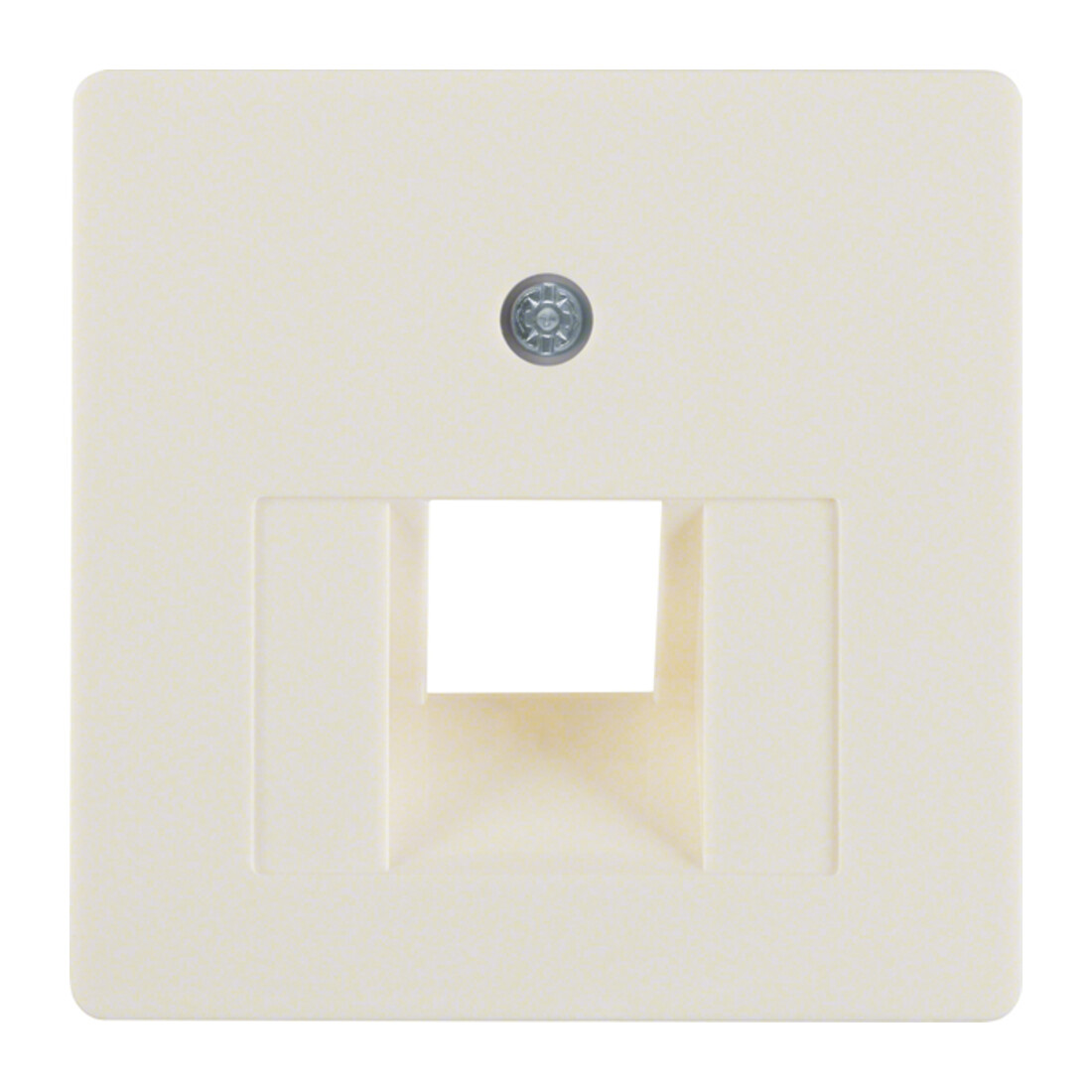 Berker Plaque centrale blanche pour prise de connexion UAE 146802