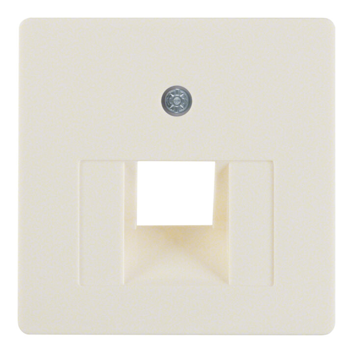Berker Plaque centrale blanche pour prise de connexion UAE 146802