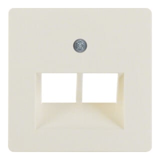 Berker Plaque centrale blanche pour prise ISDN 146902