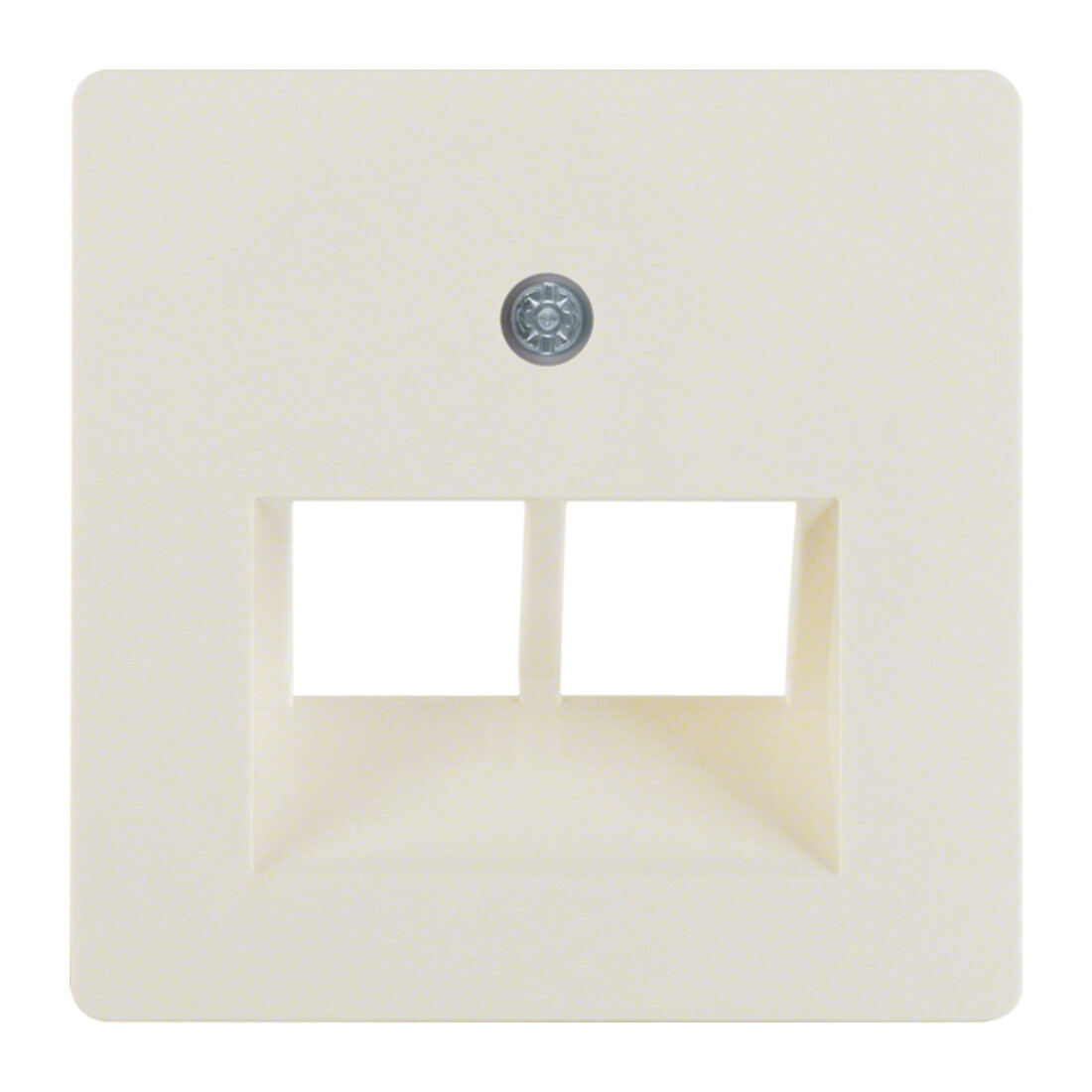 Berker Plaque centrale blanche pour prise ISDN 146902