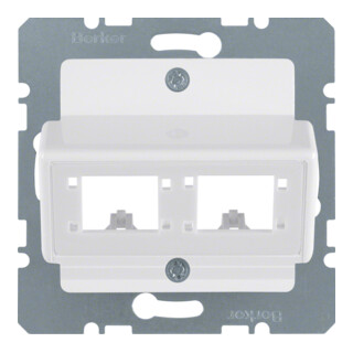 Berker Plaque centrale pour 1 ou 2 modules individuels 147209