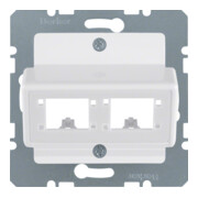 Berker Plaque centrale pour 1 ou 2 modules individuels 147209-1