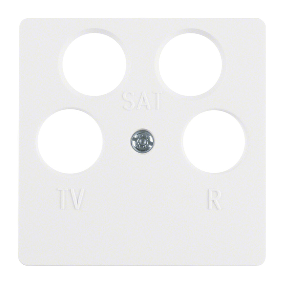 Berker Plaque centrale pws 4 trous 14841909