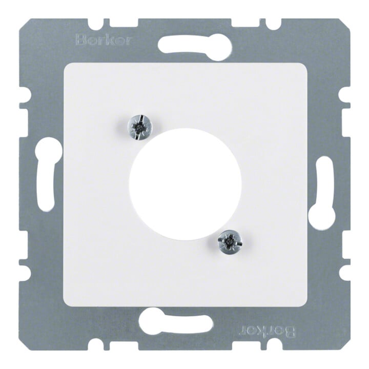 Berker Plaque centrale pws pour connecteur rond 141209