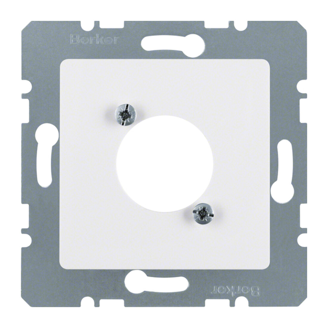 Berker Plaque centrale pws pour connecteur rond 141209